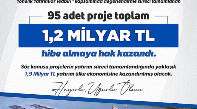 IPARD 3’te 95 proje 1,2 milyar TL hibe almaya hak kazandı, Bakan Yumaklı duyurdu