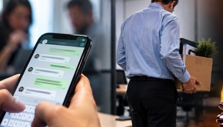Patronunu WhatsApp’ta çekiştirdi! Mahkemenin kararı şaşırttı